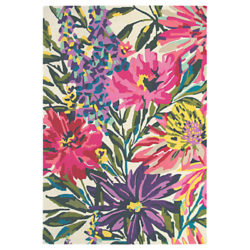 Harlequin Floreale Rug Fuchsia